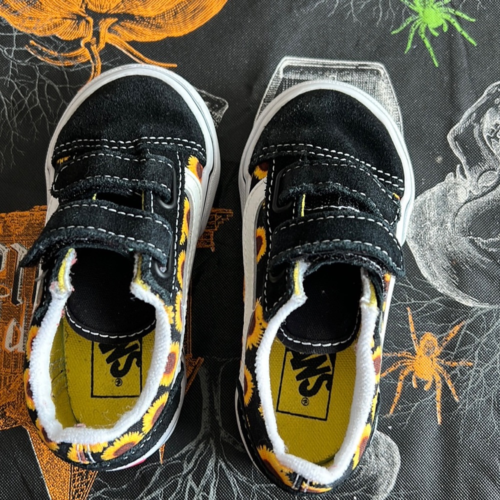 Toddlers sunflower, vans